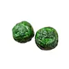 Cuentas de dragón y fénix verde imitación jadeíta de 20 mm, cuentas sueltas de imitación de jade, cuentas para accesorios de joyería de dragón y fénix de hierro esmeralda