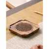 Almohadilla Creativa para Tetera de Nogal para el Hogar, Soporte para Olla, Tapete para Taza, Tapete para Té, Accesorios para Juego de Té Kung Fu para Ceremonia del Té