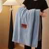 Manta de Cachemira Sintética Engrosada Manta para Siesta en la Oficina Manta Pequeña de Terciopelo Coral Manta Chal para Sofá Aire Acondicionado para Cama