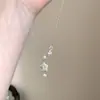 Novo Colar Estiloso de Design de Nicho Estrela de Diamante Brilhante para Mulheres, Popular Corrente de Suéter Versátil de Alta Qualidade para Mulheres
