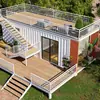 Casa de Huéspedes tipo Contenedor con Cervecería y Terraza, Casa Móvil Prefabricada, Estilo Modular, Casa Móvil Ensamblada