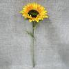Girassol de flocagem única versão em casa jardim de infância escola celebração decoração girassol atacado