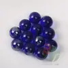 Bola de Vidro Colorida Azul Profundo 22mm Bola Redonda Transparente Cor Sólida Azul Cobalto 22mm Bola de Gude de Vidro Decoração de Casa 2.2mm