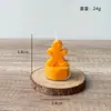 Vela Perfumada Mini Árvore de Natal, Decoração de Atmosfera Festiva, Presente de Feriado, Vela de Cera em Copo Formato de Homem de Pão de Gengibre