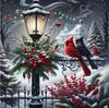 Amazon Pintura de Diamantes 5D Mosaico Venta Caliente Pintura de Diamantes Animales de Dibujos Animados de Invierno Dormitorio Sala de Estar Fábrica de Pintura de Diamantes