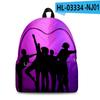 Amazon 2022 Nuevo Patrón de Danza de Sombras Transfronterizo Mochila Casual Mochila Estilo Universitario Bolso Escolar
