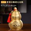 Cozinha em Northwest Corner Home Furnishing Desktop Floor Ornaments Fire Dragon Bottle Tamanho Grande Gourd Pure Brass Fire Dragon Bottle