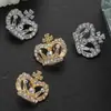 Botones Metálicos Estilo Tweed con Incrustaciones de Diamantes Corona Botones Decorativos Cosidos a Mano para Suéter Abrigo Cortavientos Zapatos y Sombreros Caja de Regalo Accesorios DIY