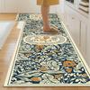 Tapete de Cocina Impermeable y a Prueba de Aceite Limpieza sin Frotar Tapete para Pies Cuero Alfombra Antideslizante Hogar Corte Entrada Puerta Tapete para Pies