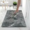 Alfombra de baño de lujo ligero absorbente de barro de diatomeas suaves, alfombra de piso, puerta de inodoro, secado rápido, alfombra para pies, felpudo de entrada, tapete antideslizante