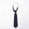 Estilo Japonés Estilo Universitario Corbata de Estudiante Rayas para Mujer Moda Sencilla Corbata Corta para Hombre Corbata Libre
