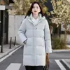 Chaqueta de Algodón Engrosada para Mujer de Longitud Media 2026 Invierno Nuevo Estilo Moda Resistente al Frío Engrosada Temperamento Talla Grande Versátil Chaqueta de Algodón Ropa de Abrigo