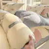 Juego de 4 piezas de terciopelo de copo de nieve Otoño/Invierno, Funda de edredón engrosada y forrada de felpa, Sábana de cama de terciopelo de leche para dormitorio de estudiante, Funda de edredón individual de franela