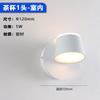Luminária de Parede LED de Leitura de Cabeceira para Quarto Escandinavo Casual, Interruptor Independente, Ângulo Ajustável, Lâmpada de Parede de Fundo para Sala de Estar