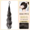 Moño autogiratorio con mechas, moño de pelo artificial para fotografía, moño bajo recogido, moño con forma de flor, herramienta para peinar el cabello