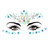 PARTYJOY artículo de venta caliente transfronterizo pegatinas de gemas para la cara pegatinas para cejas pegatinas faciales autoadhesivas de diamante pegatinas faciales para carnaval musical Halloween