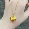 2024 Nova Corrente de Contas Xiaopang Fuyuan Feminina Novo Design Chinês de Nicho Simples Versátil Elegante Corrente para Clavícula Fufu
