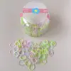 Elásticos de Cabelo Infantis para Meninas, Elásticos Coloridos e Fofos para Rabos de Cavalo, Tranças e Coques