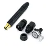 Fabricante Popular Transfronterizo Venta al por Mayor Plástico Negro Cohete Inyección Directa Lavado de Autos Pistola de Agua a Presión Alta Hogar Jardín Set de Cáscara de Burbujas