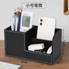 Contenedor de bolígrafos de oficina diseño de lujo ligero gran capacidad almacenamiento de escritorio de oficina bolígrafo papelería caja de bolígrafos adornos creativo
