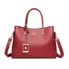 Bolsa de maternidade novo estilo 2026, bolsa de casamento, bolsa de mão vermelha, bolsa feminina elegante, grande capacidade, bolsa tote feminina, bolsa de ombro, atacado