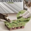 Juguete para Gatos Auto-Entretenimiento Alivio del Aburrimiento Caja Rasca-Rascador Afilar Garras Juguete para Mascotas Pista Bola con Cascabel Juguete para Gatos