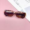 2024 Retro Nuevas Gafas de Sol para Niños con Montura Cuadrada Pequeña, de Moda para Viaje, Anti-UV, Gafas de Sol Transfronterizas con Forma Cóncava