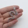 Xiyin Temu AliExpress Amazon Joyería Colgante Colgante de Serpiente Simple Accesorios de Joyería de Aleación 4693#