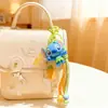 Llavero Auténtico de Dibujos Animados de Verano en la Playa Stitch Colgante Lindo para Bolso Llavero de Coche Pequeño Regalo Venta al por Mayor