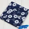 Tecido Estampado Azul Wuzhen Tecido Batik Feito à Mão Flor Azul Pano Azul e Branco Estilo Étnico Toalha de Mesa Cortina Metabo