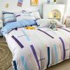 Juego de Cuatro Piezas Estampado de Algodón con Aloe Vera Transfronterizo para Uso en Casa y Dormitorio, Juego de Tres Piezas de Sábanas, Funda de Edredón, Fabricante de Ropa de Cama al por Mayor