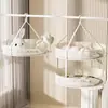 Tendedero para Calcetines, Red de Almacenamiento de Ropa, Bolsa de Red para Secado de Ropa, Cesta Plana para Secado Doméstico, Tendedero para Suéteres
