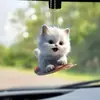 Transfronteiriço novo acrílico plano para skate gato pingente pingente padrão