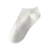 Selección estricta Calcetines de algodón Zhuji blancos de media pantorrilla calcetines de verano de color sólido calcetines de barco calcetines deportivos de baloncesto calcetines de mujer calcetines de hombre al por mayor