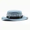 En stock, sombrero retro para el sol al aire libre transfronterizo, sombrero de pescador de mezclilla para montañismo, parasol, protector solar, sombrero de pesca para viajes.