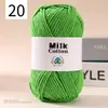 Ovillo de Hilo de Algodón Leche de 5 Hebras DIY Suéter para Muñeca Bufanda Sombrero Hilo de Algodón Algodón Material Transparente Fabricante de Hilo Venta al por Mayor