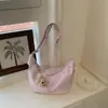 Bolsa Transversal de Ombro Único com Personalidade Casual Textura Fashion Nova Bolsa Primavera/Verão 2026 Bolsa de Bolinho Feminina de Nicho