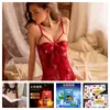 Lencería Sexy para Entrenar Pechos Pequeños, Tentación Sexy de Encaje, Transparencia Provocativa, No Necesitas Quitarte el Pijama en la Cama, Traje de Pasión para Mujer
