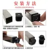 M6 M8 M10 Tapón de Tuerca Cuadrada de Plástico para Tubo, Tapón de Tubo con Tuerca Embebida, Funda para Rueda, Base Ajustable de Acero Inoxidable, Antideslizante