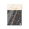 Tomoni Pegatinas Finas Resistentes para Uñas Conejito Lindo Corazón Flor Sencilla Material para Uñas Pegatinas Adornos Transfronterizos