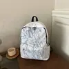Mochila Deportiva Transpirable para Exteriores de Gran Capacidad, Versátil, Informal, Nueva de Verano 2026, Estampado de Letras Transfronterizo para Estudiantes