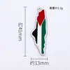 Ventas Directas de Fabricante Transfronterizas de Colgante Único de Palestina Libre Accesorios para Joyería DIY Materiales Aleación de Metal de Gota de Aceite Al por Mayor