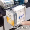 Caja de Almacenamiento para Mascarillas Caja Dividida de Acrílico para Cosméticos Transparente de Escritorio Gran Capacidad Organizador de Tocador para Cuidado de la Piel