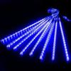 Parche de lluvia de meteoros solar luz de cadena led iluminación de ingeniería impermeable luz decorativa para colgar en árboles luz de festival atmósfera de parque