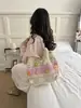 Bolsa de Tecido Artesanal Minimalista e Artística para Mulheres, Nova Bolsa de Ombro Estilosa de Verão 2026, Bolsa de Praia Estilo Férias