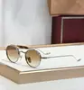Jmm Dasan Comercio Exterior Moda Nuevo Marco Redondo de Metal Marca de Moda Gafas de Sol Retro Personalizadas Gafas de Sol para Protección Solar al Aire Libre