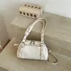 Bolsa de mão de alta qualidade em formato de almofada para mulheres, nova coleção de outono 2026, uma bolsa de ombro, bolsa de axila e bolsa transversal super populares e estilosas para o dia a dia