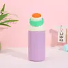Nueva Taza Aislada de Acero Inoxidable de Doble Pared con Dopamina, Taza Portátil Creativa con Tapa abatible, Botella de Agua Deportiva de Gran Capacidad