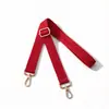 Bolsa Transfronteriza de Gran Venta, Nuevo Color Sólido de 2.5 cm con Forma de Diamante, Correa Ancha para el Hombro, Accesorio de Correa Larga Decorativa, Correa de Hombro Único Cruzada
