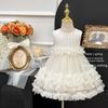 Saia Feminina 2025 Nova Estilosa Vestido Colete Sem Mangas Estilo Coreano Princesa Saia Rodada